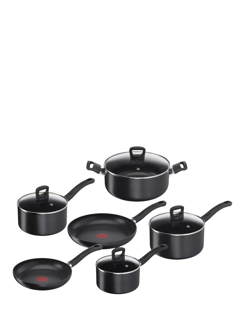 Tefal Enhance Aluminium Non-Stick Frying Pan and Saucepan Set 6-piece (British brand)