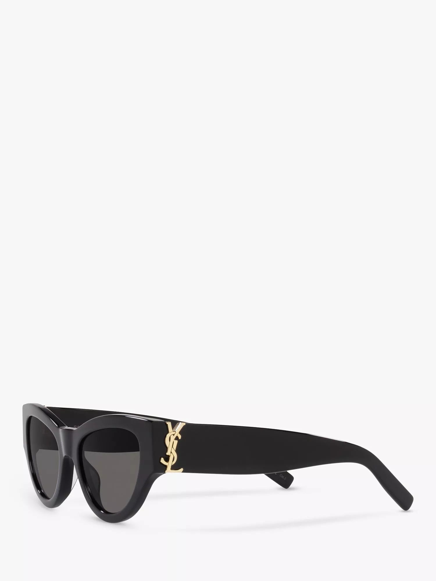 Yves Saint Laurent cat's eye sunglasses black/grey - British product