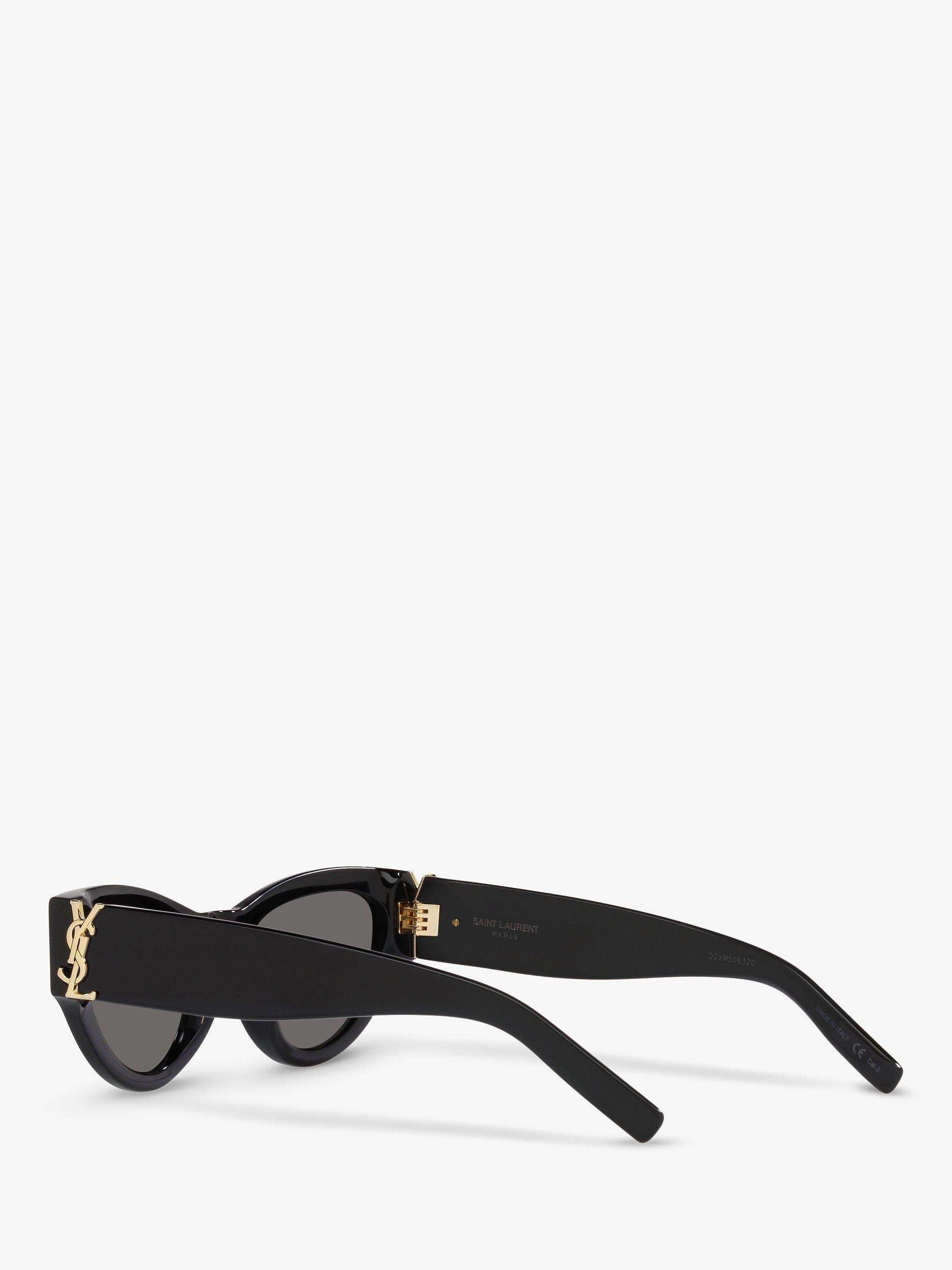 Yves Saint Laurent cat's eye sunglasses black/grey - British product
