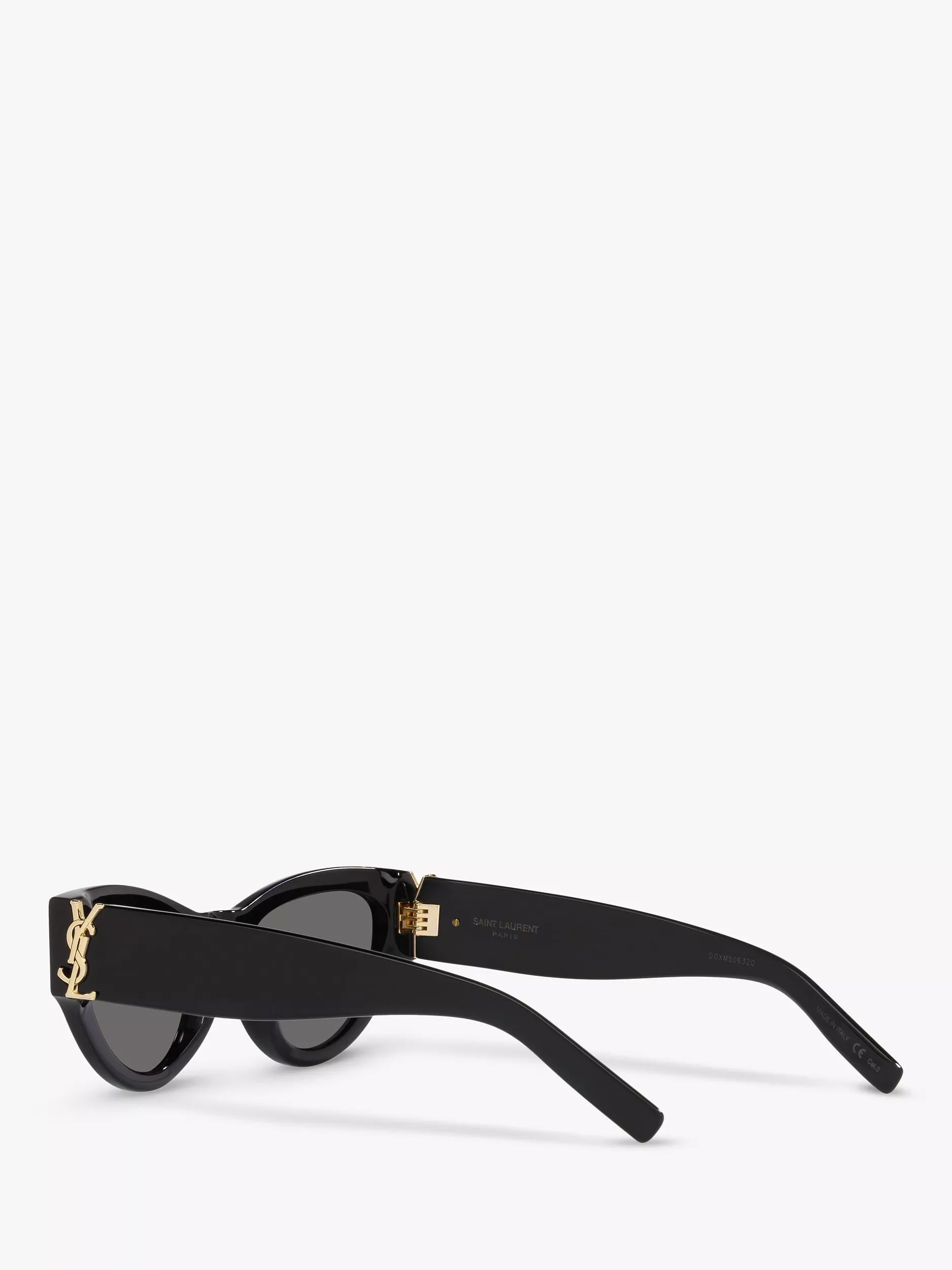 Yves Saint Laurent cat's eye sunglasses black/grey - British product