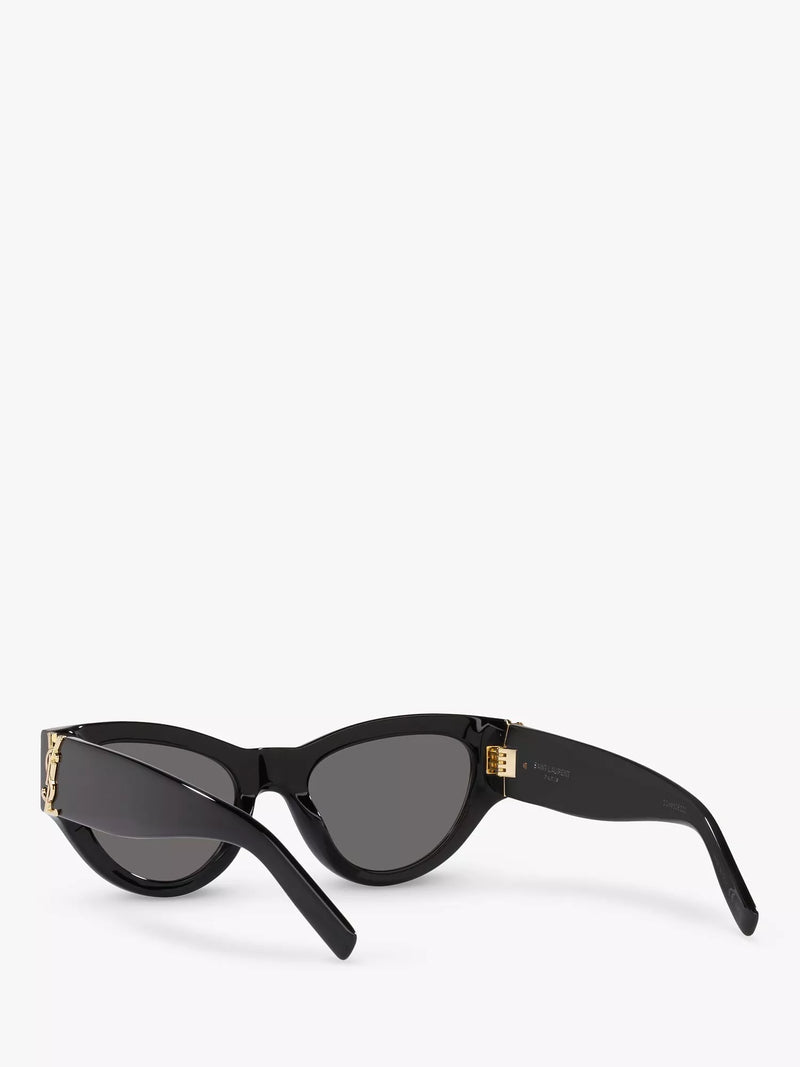 Yves Saint Laurent cat's eye sunglasses black/grey - British product