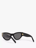 Yves Saint Laurent cat's eye sunglasses black/grey - British product