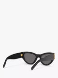 Yves Saint Laurent cat's eye sunglasses black/grey - British product