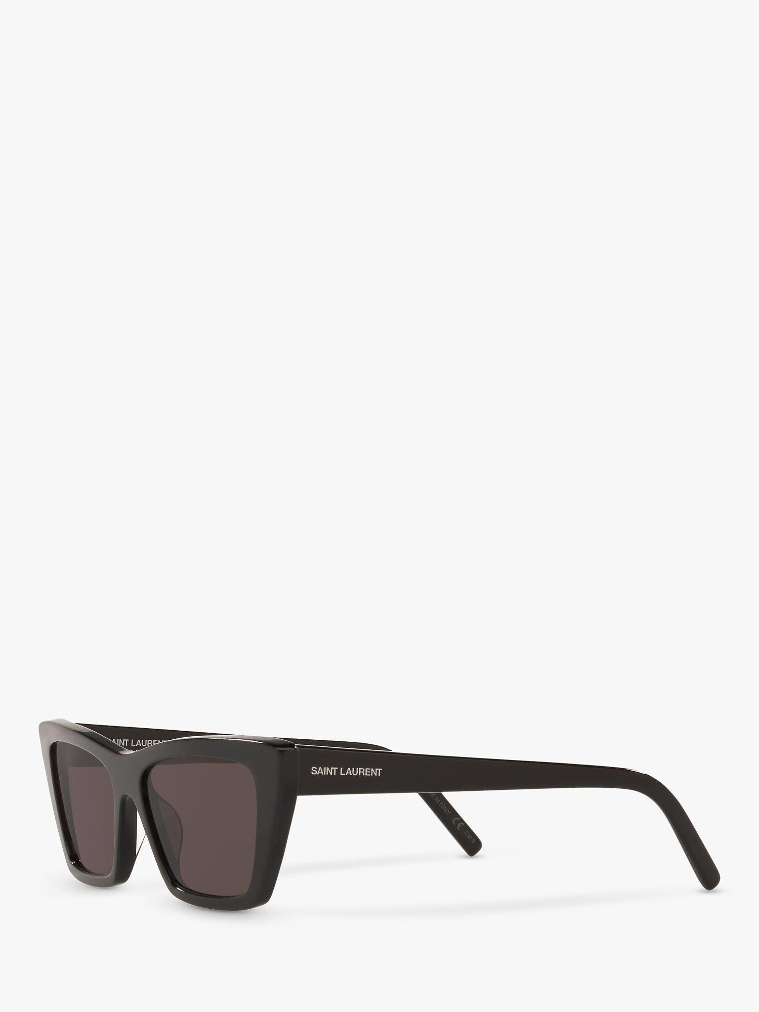 Yves Saint Laurent SL 276 black cat's eye sunglasses, imported from the UK