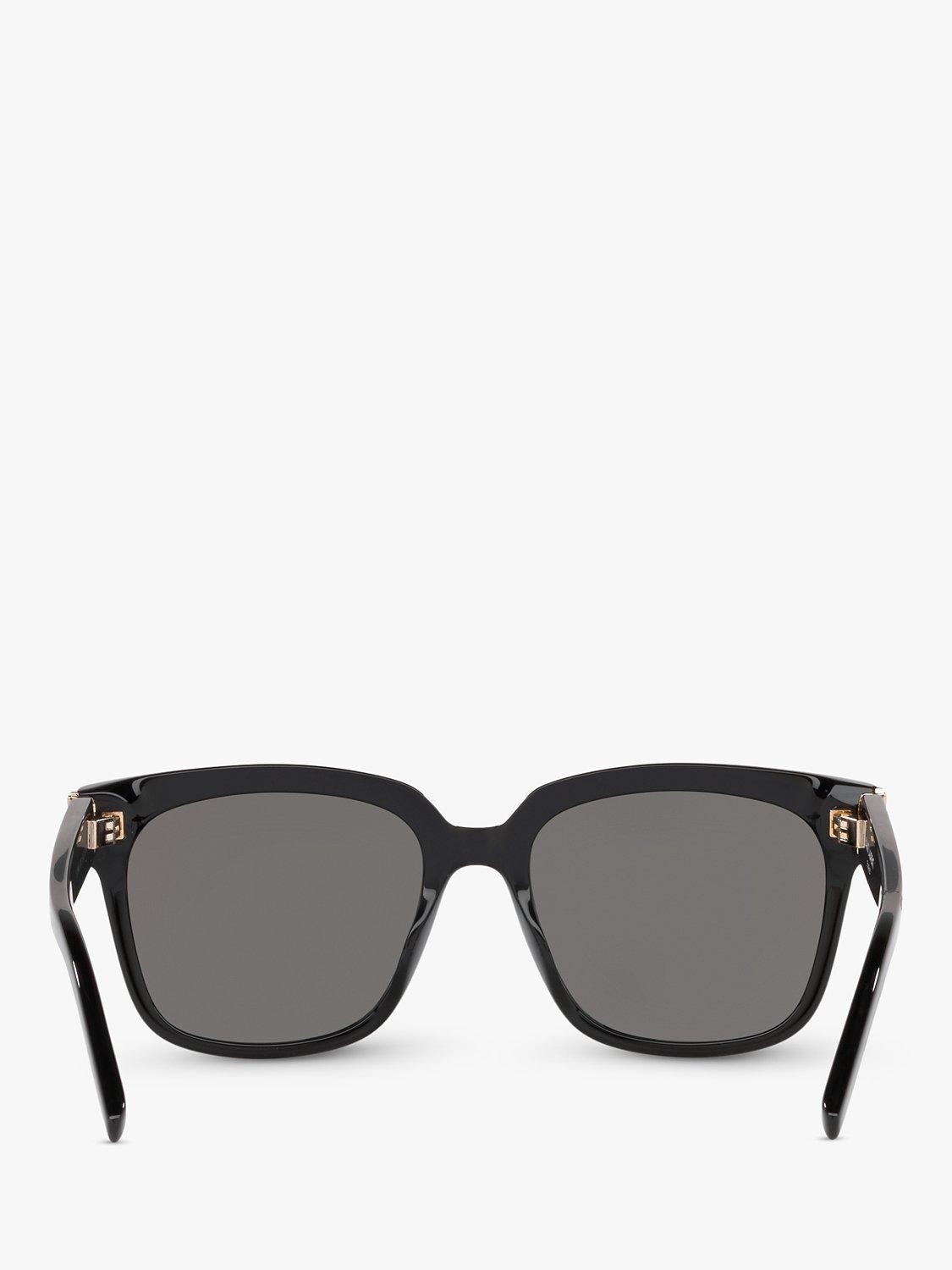 Yves Saint Laurent square sunglasses black frame grey lenses, imported from the UK