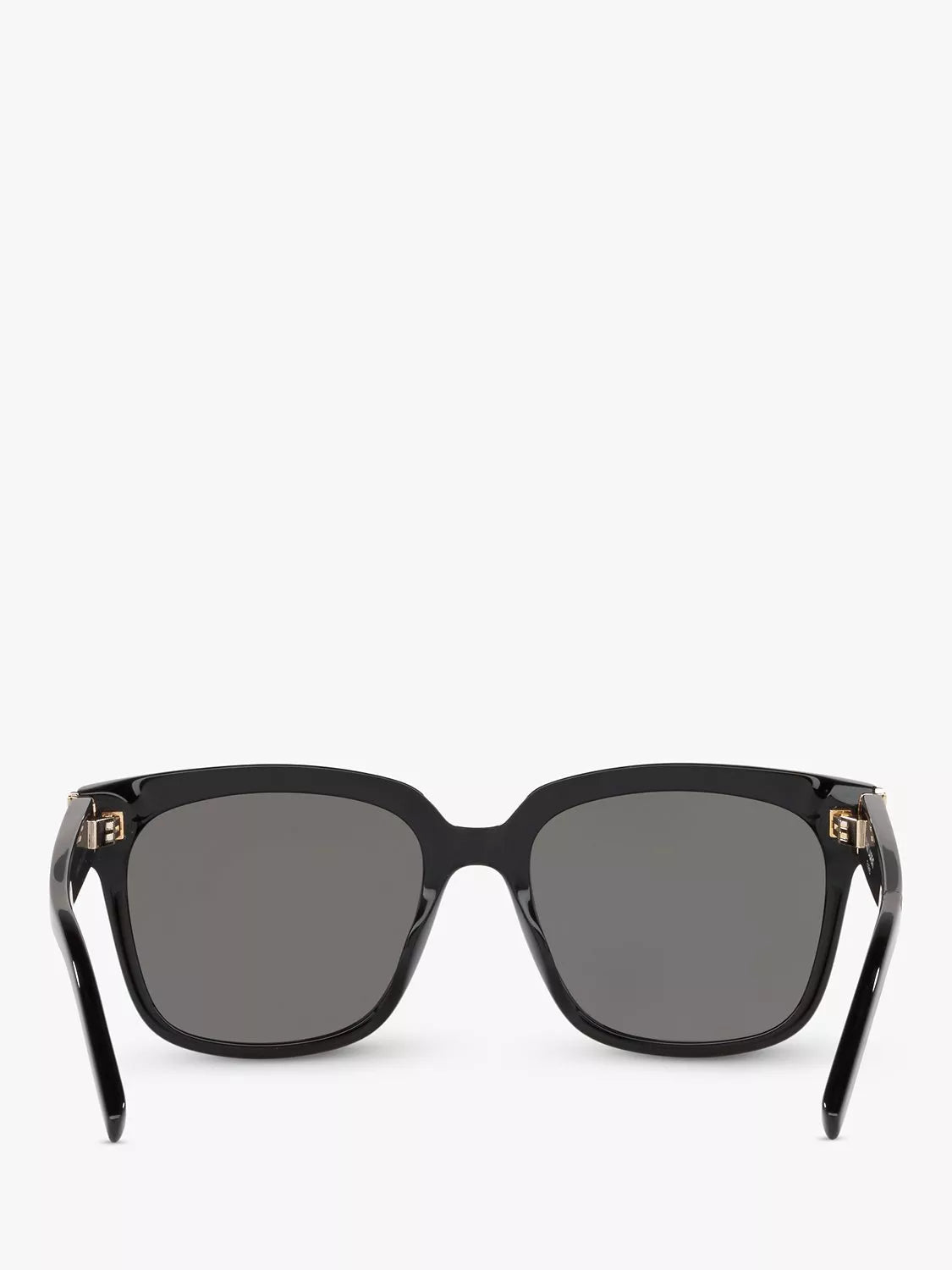 Yves Saint Laurent square sunglasses black frame grey lenses, imported from the UK
