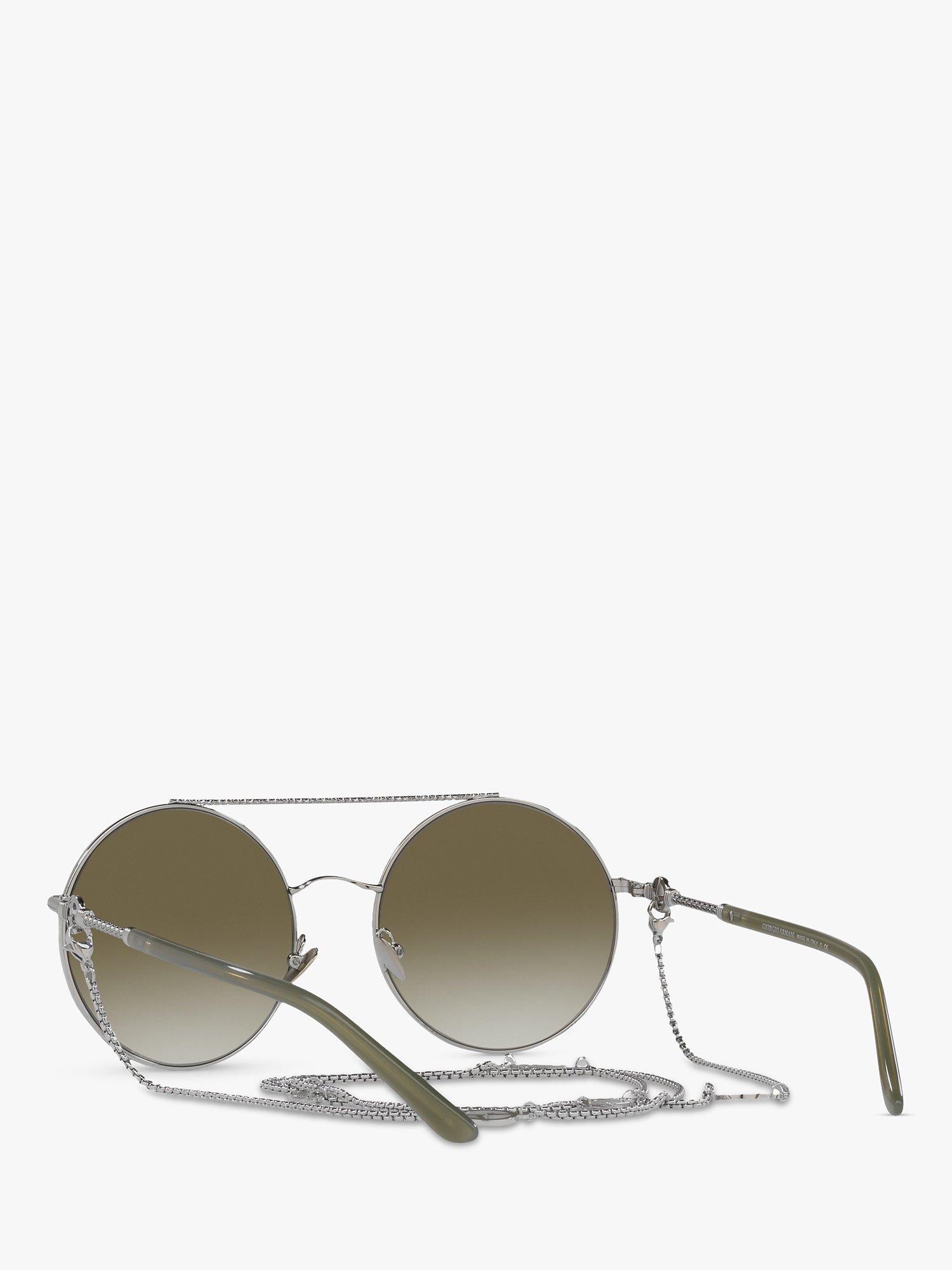 Giorgio Armani AR6135 women's round sunglasses, UK version