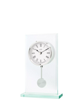 Acctim La Collina mantel clock Roman numerals 22cm glass, imported from the UK