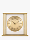 Acctim Gayhurst Roman numeral mantel clock gold, imported from the UK