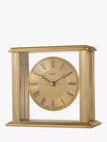 Acctim Gayhurst Roman numeral mantel clock gold, imported from the UK