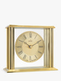 Acctim Gayhurst Roman numeral mantel clock gold, imported from the UK