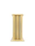 Acctim Gayhurst Roman numeral mantel clock gold, imported from the UK