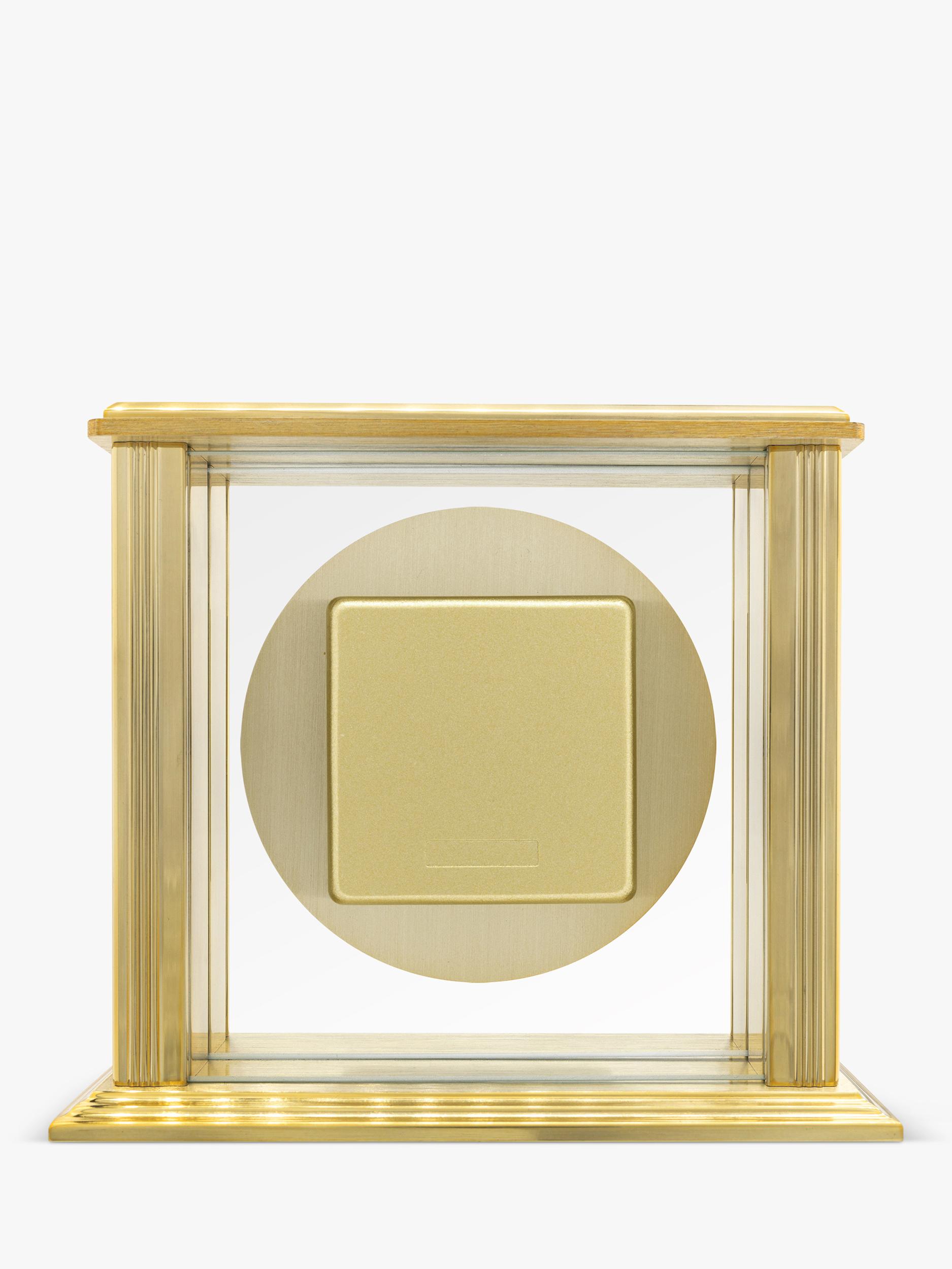 Acctim Gayhurst Roman numeral mantel clock gold, imported from the UK