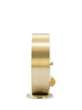 Acctim skeleton mantel carriage clock in gold, 13cm - British product