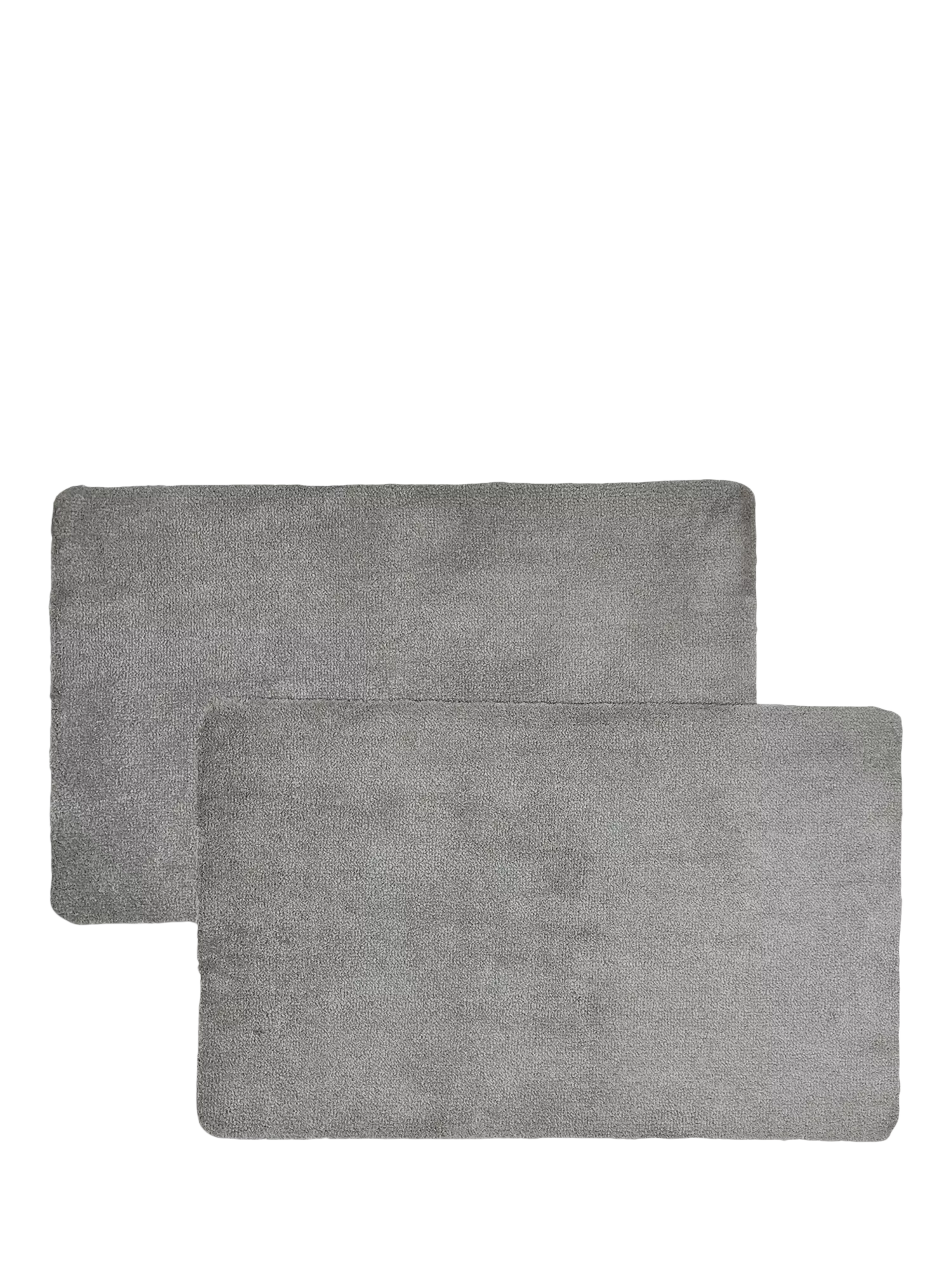 Mighty Mats Washable Door Mats, Pack of 2, Grey