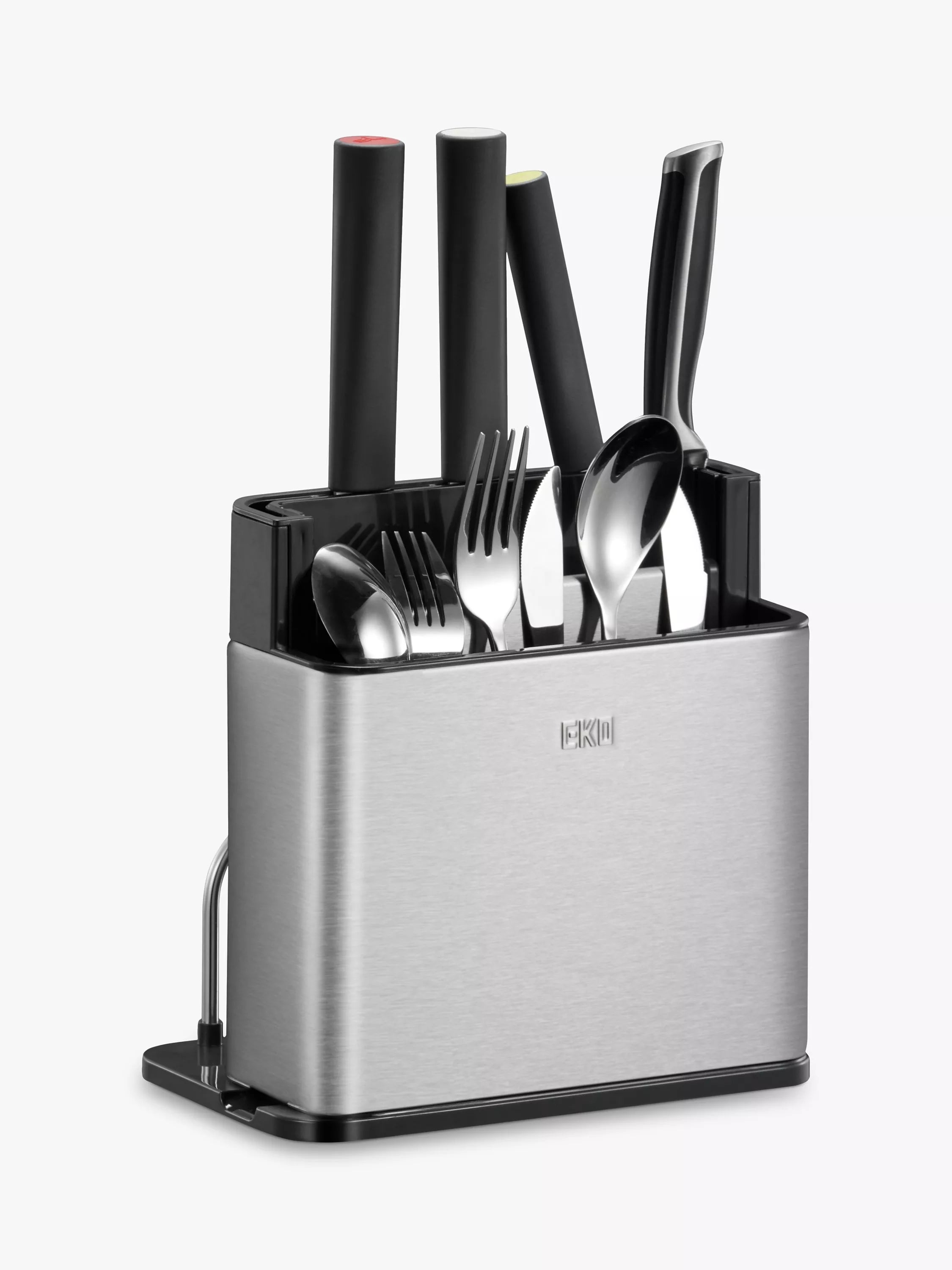 EKO extra large stainless steel dish drainer and utensil holder - British product