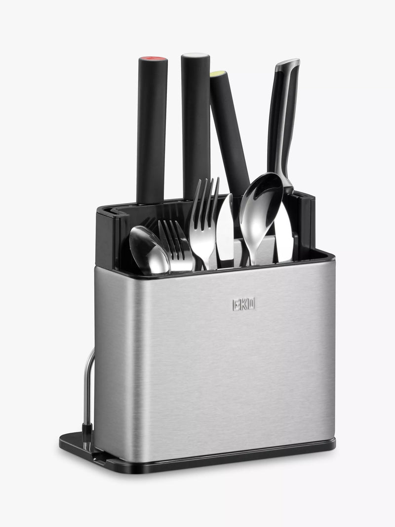 EKO extra large stainless steel dish drainer and utensil holder - British product