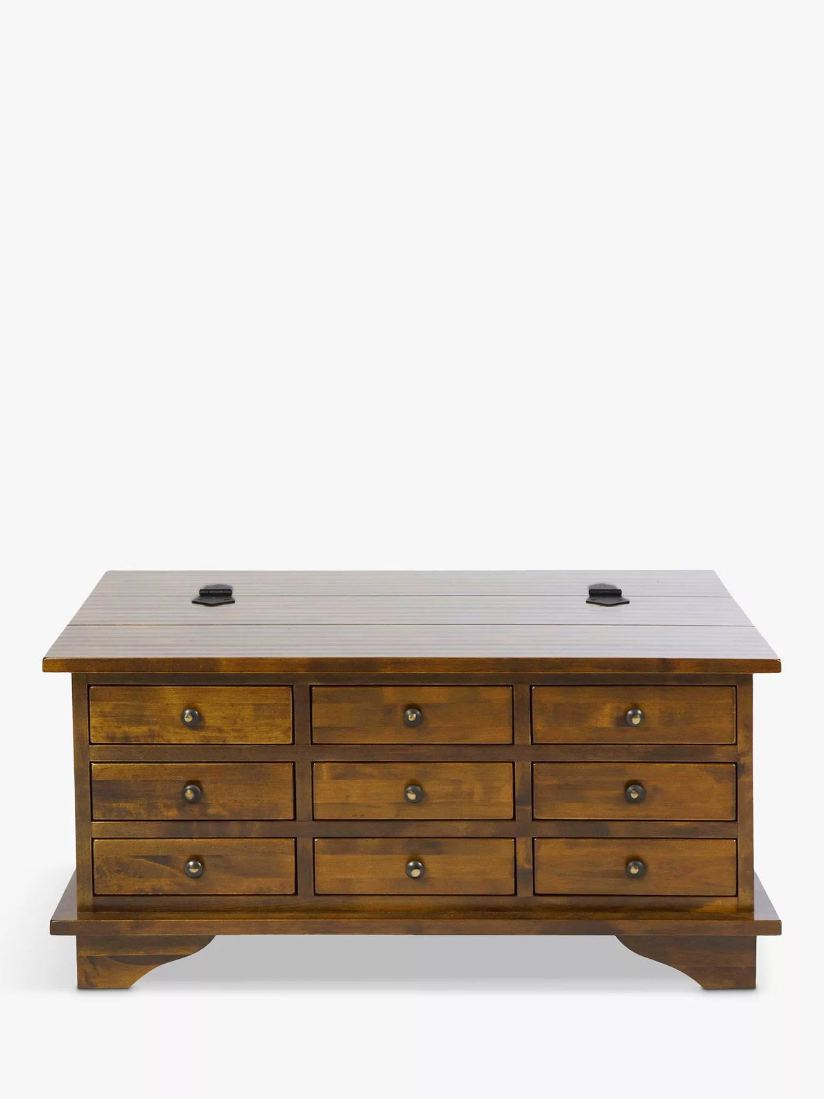 Laura Ashley 9 drawer coffee table dark brown, UK version