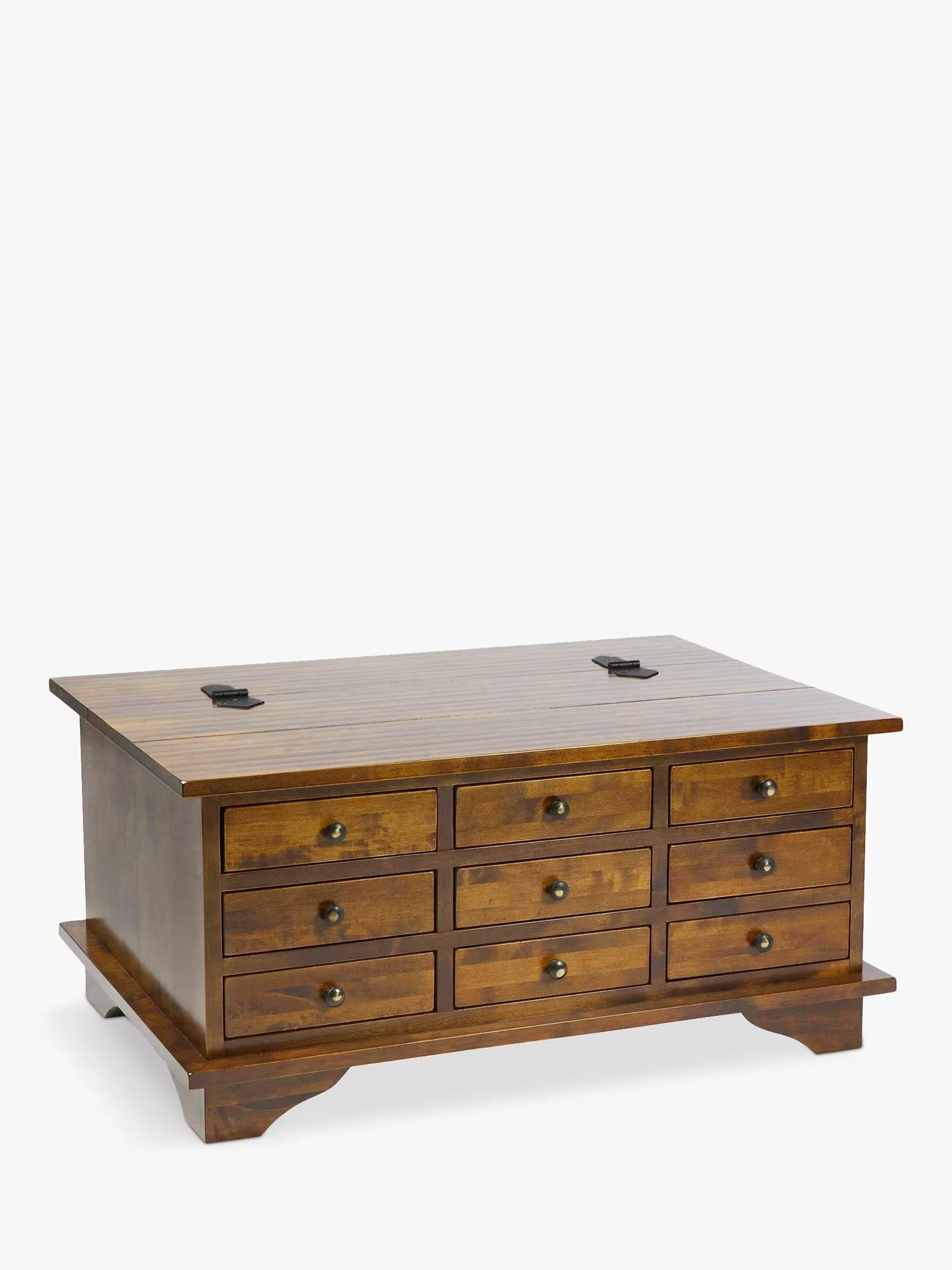 Laura Ashley 9 drawer coffee table dark brown, UK version