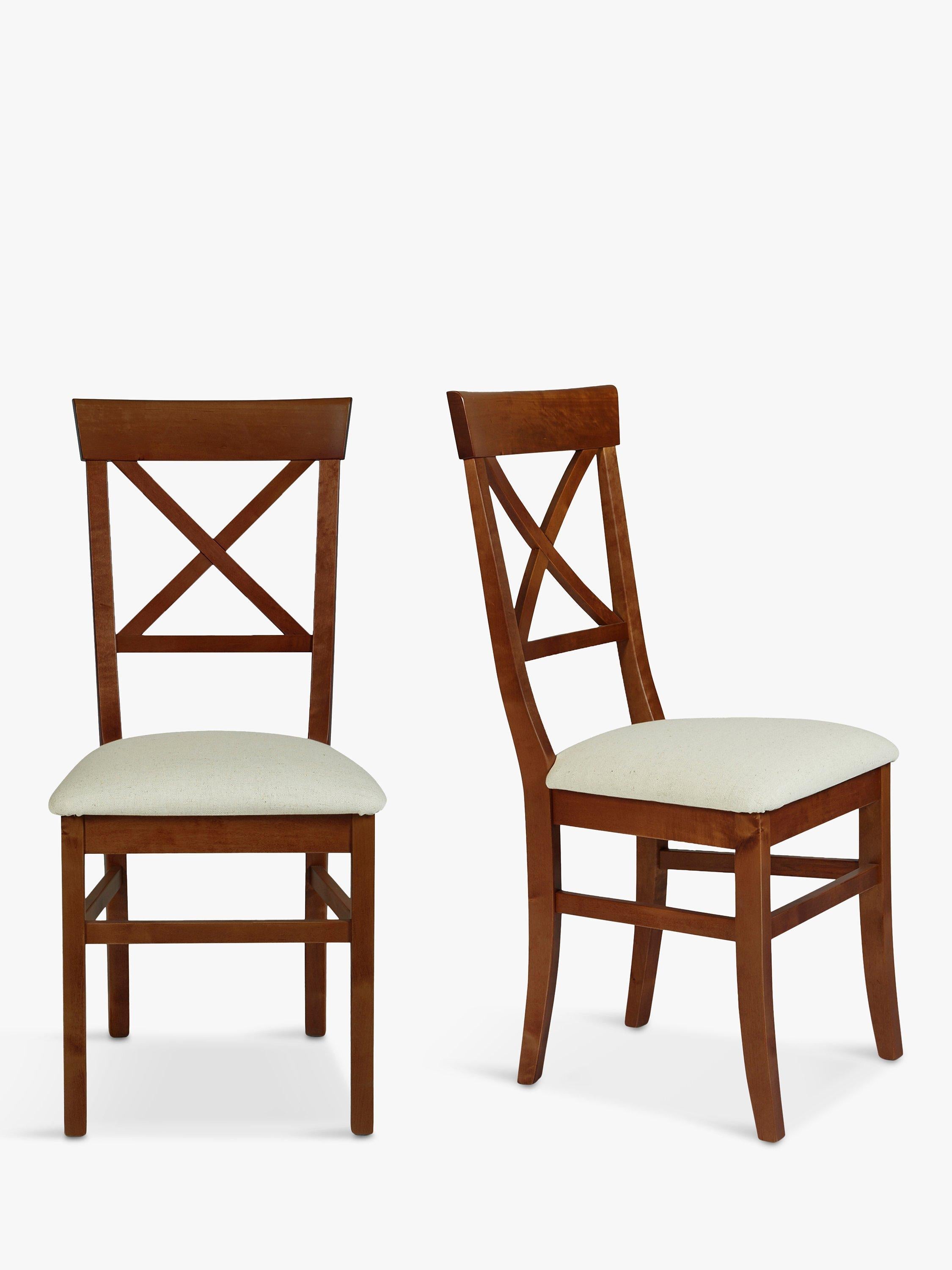 Laura Ashley Balmoral dark chestnut dining chairs set of 2, imported from the UK