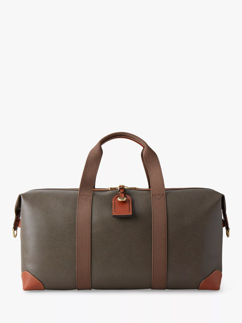 Mulberry Medium Clipper Printed Eco Scotchgrain & Flat Calf Leather Holdall
