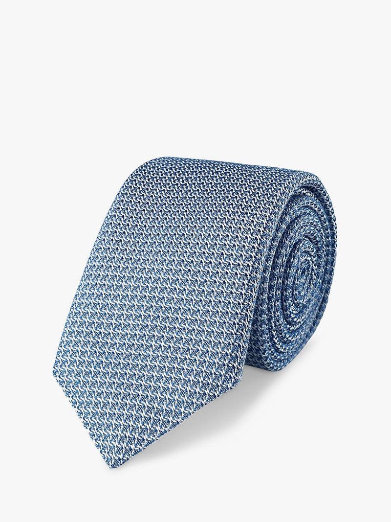 Charles Tyrwhitt Grenadine silk tie 8cm width (British brand)