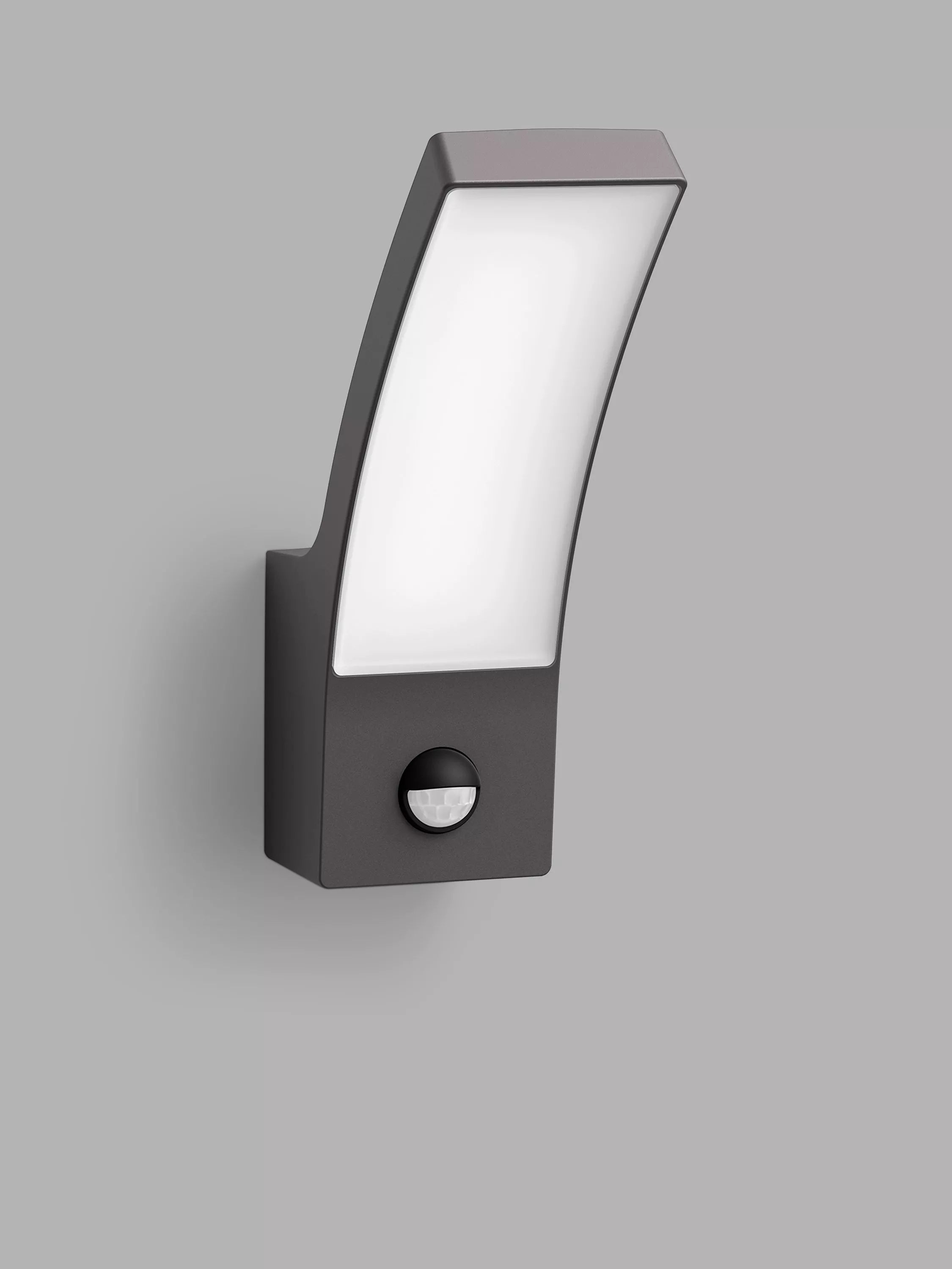 Philips Splay LED motion sensor outdoor wall light anthracite, imported from the UK