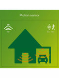 Philips Splay LED motion sensor outdoor wall light anthracite, imported from the UK