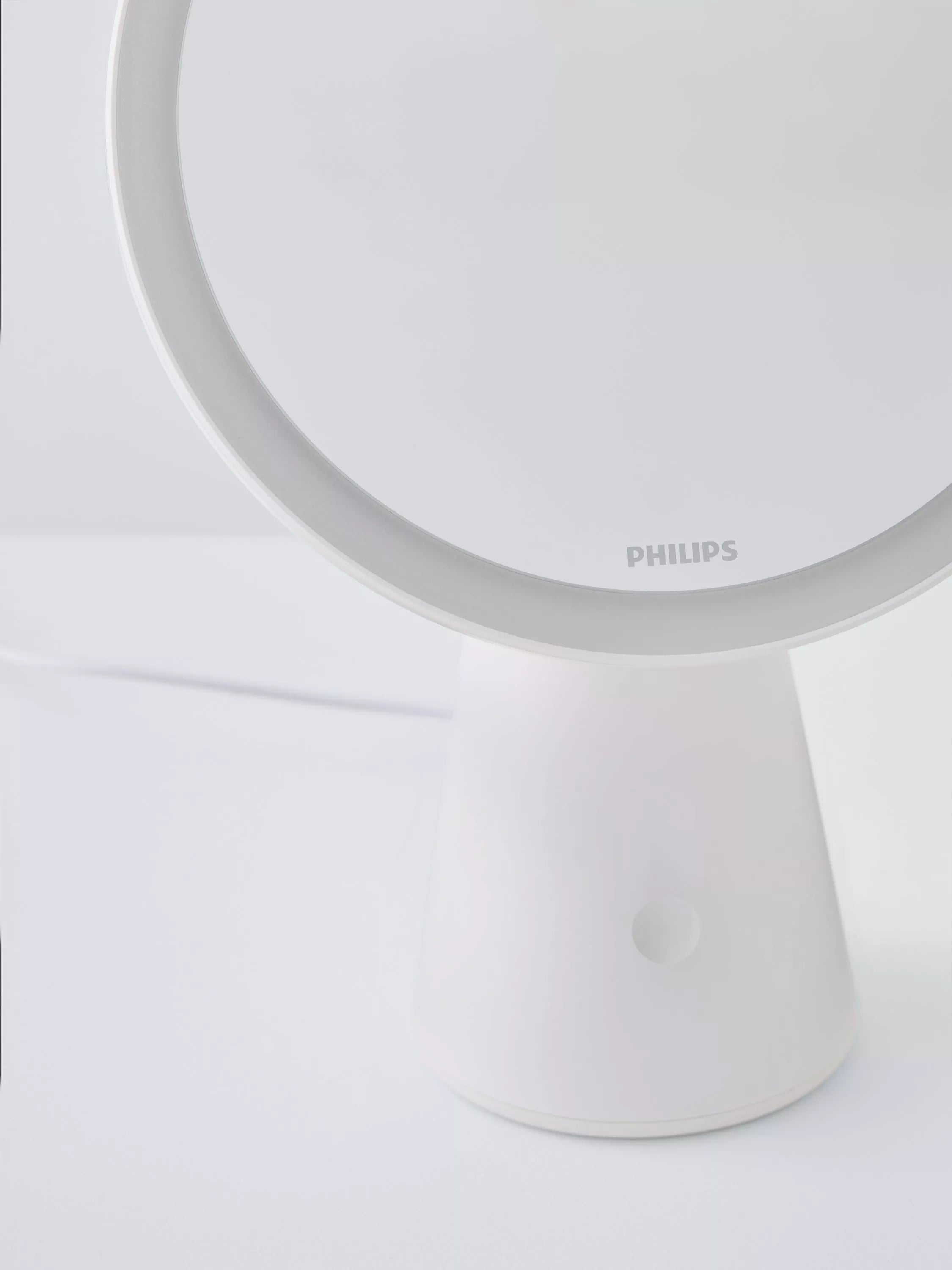 Philips portable mirror desk lamp LED white - British product