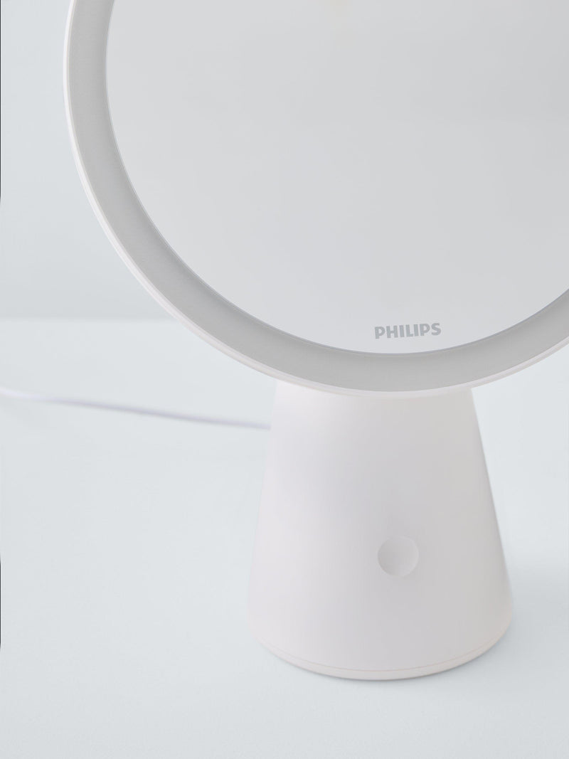 Philips portable mirror desk lamp LED white - British product