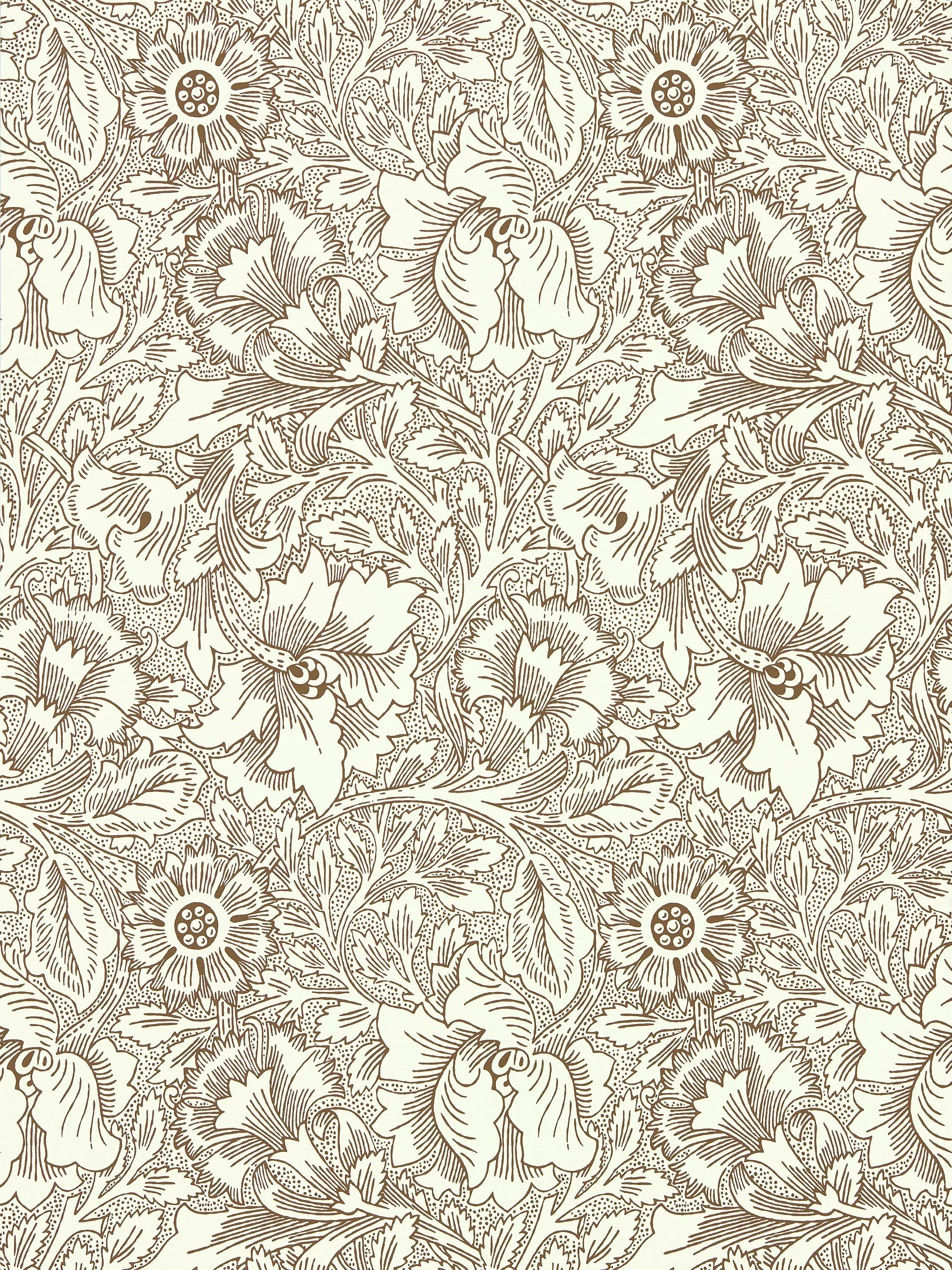 Morris & Co Poppy wallpaper - British product