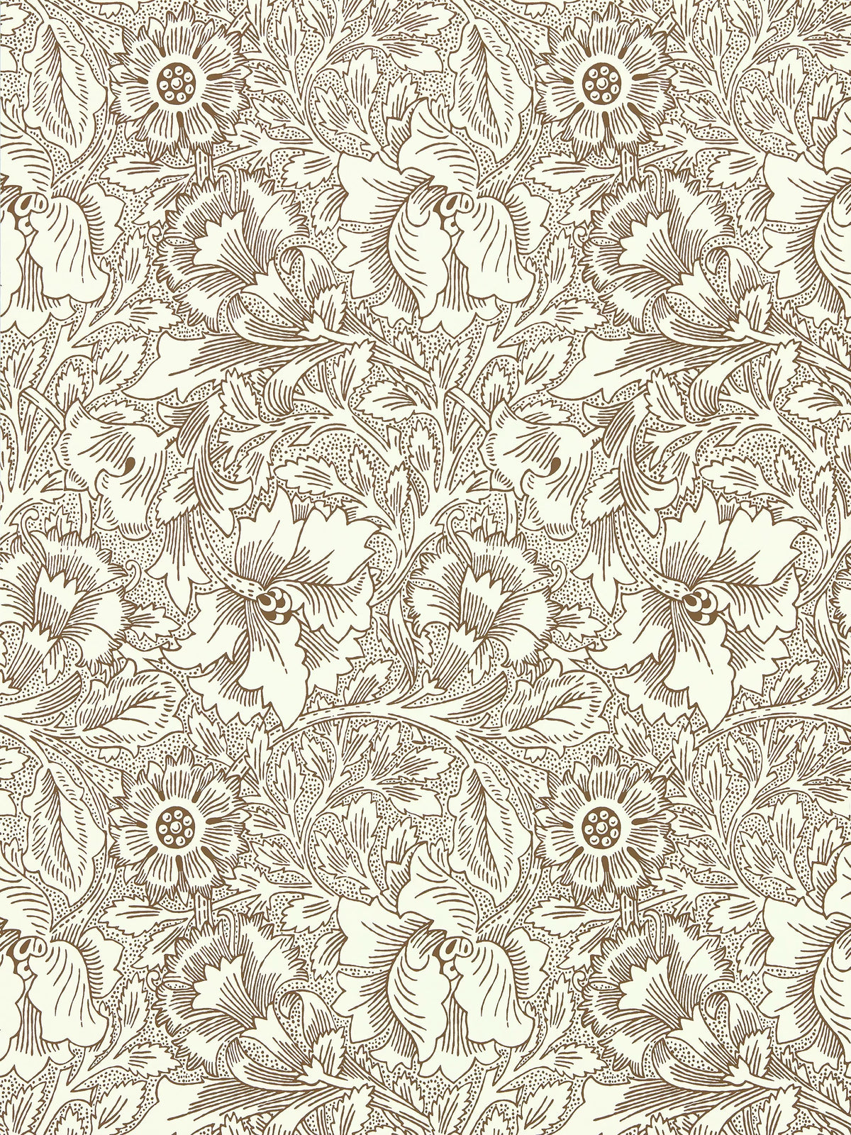 Morris & Co Poppy wallpaper - British product