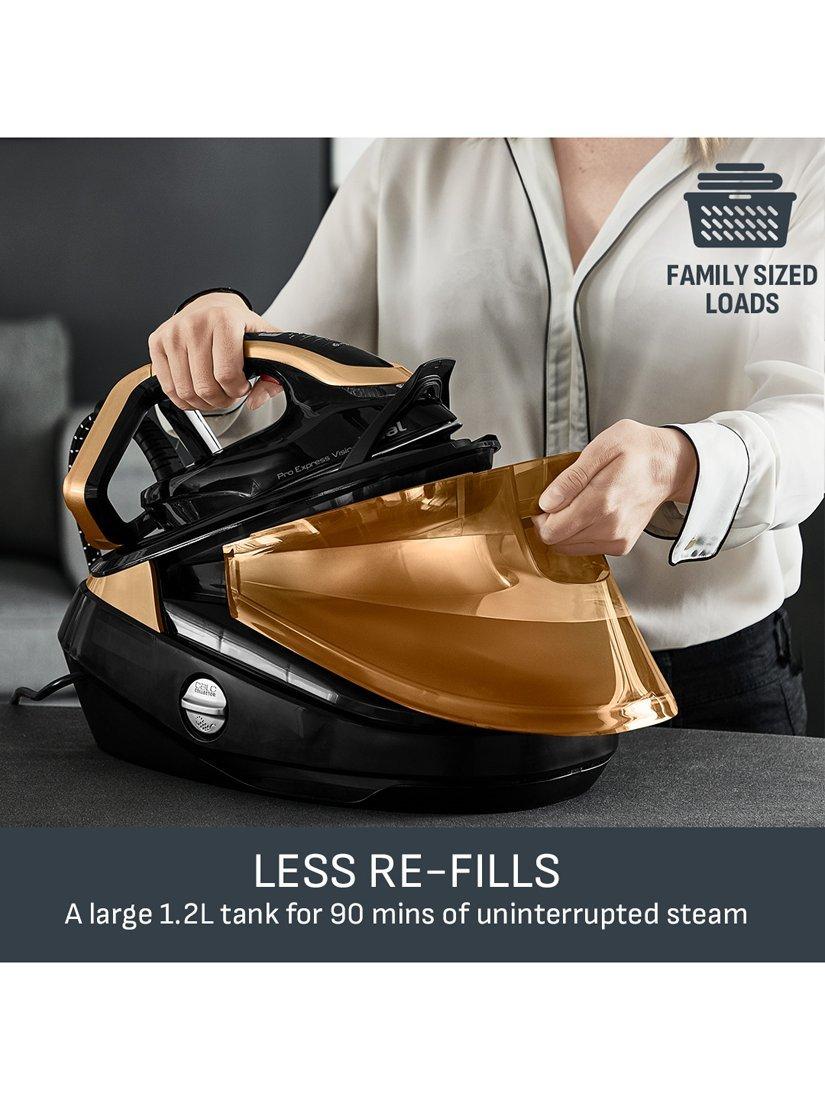 Tefal Pro Express Vision steam iron black/gold (British brand)