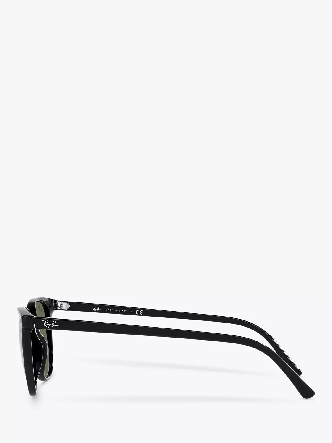 Ray-Ban Elliot round sunglasses black frame green glass lenses (British brand)