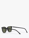 Ray-Ban Elliot round sunglasses black frame green glass lenses (British brand)