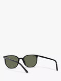 Ray-Ban Elliot round sunglasses black frame green glass lenses (British brand)