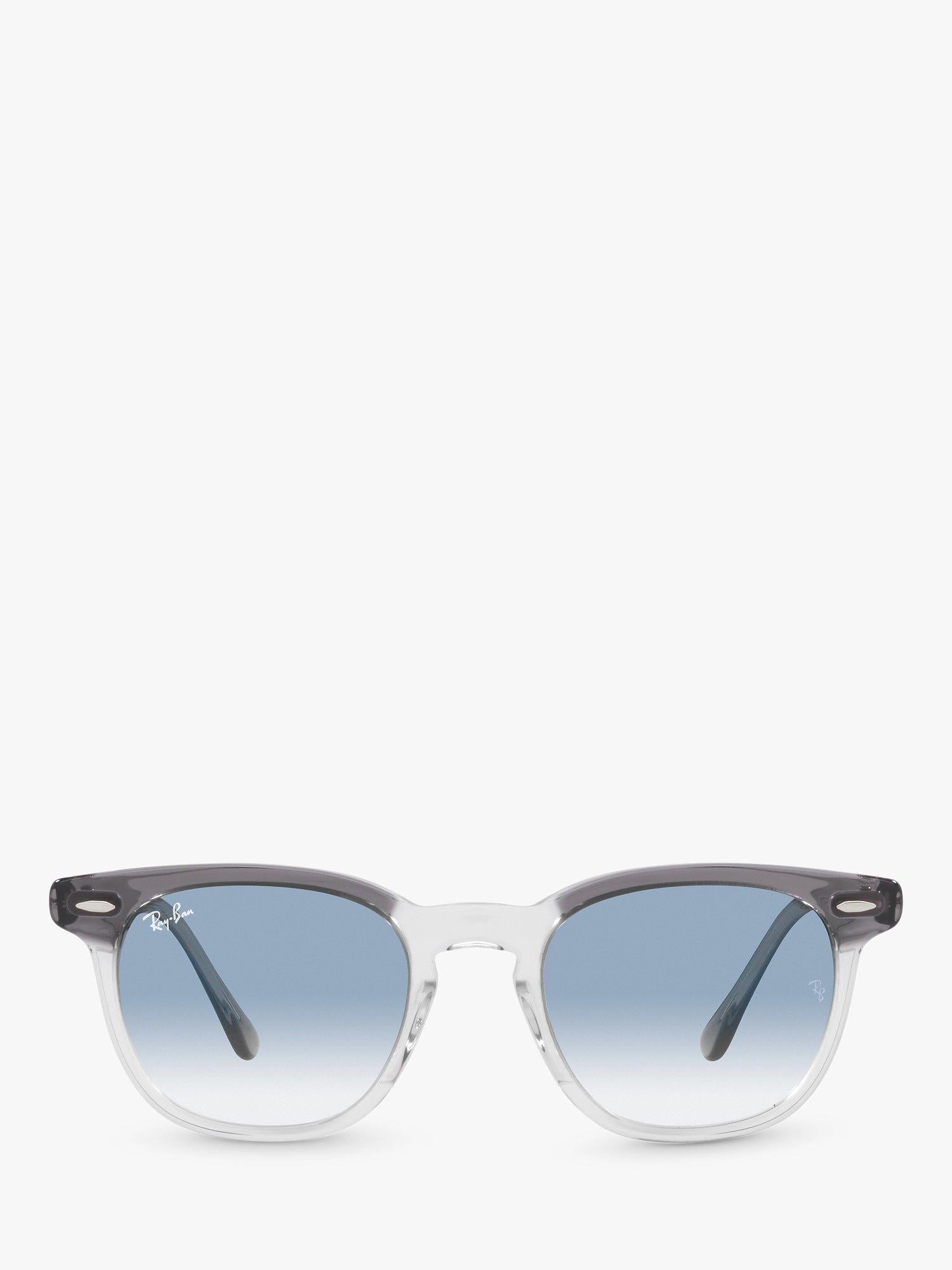 Ray-Ban Hawkeye sunglasses square frame grey blue 52mm, imported from the UK