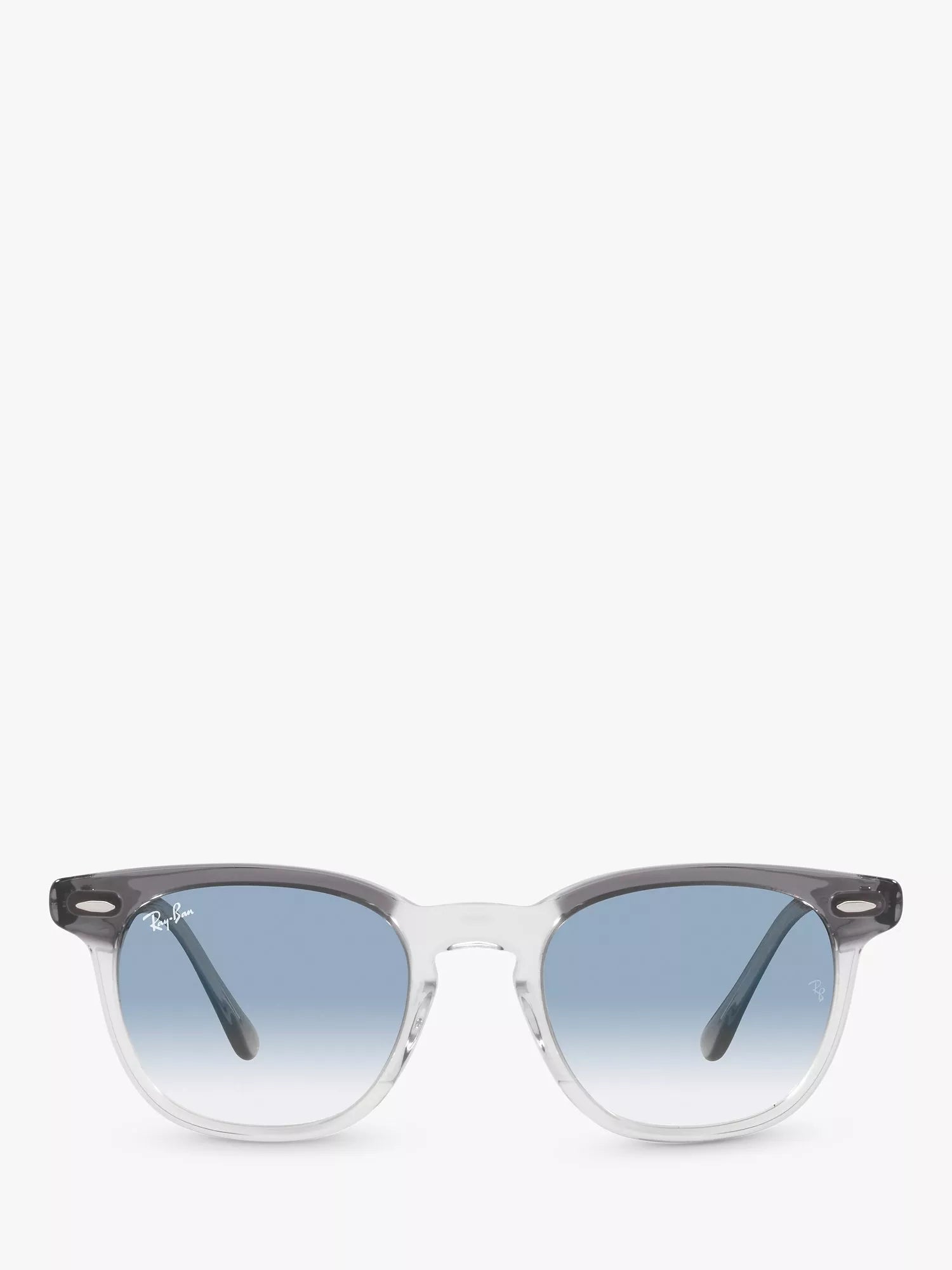 Ray-Ban Hawkeye sunglasses square frame grey blue 52mm, imported from the UK