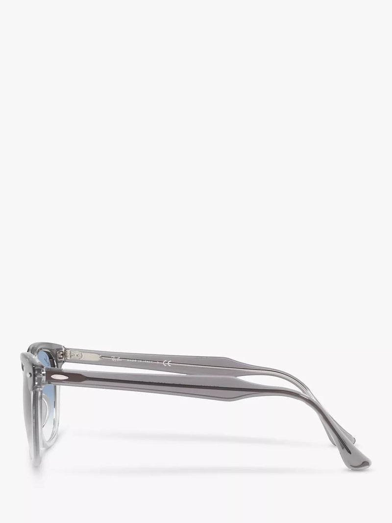 Ray-Ban Hawkeye sunglasses square frame grey blue 52mm, imported from the UK