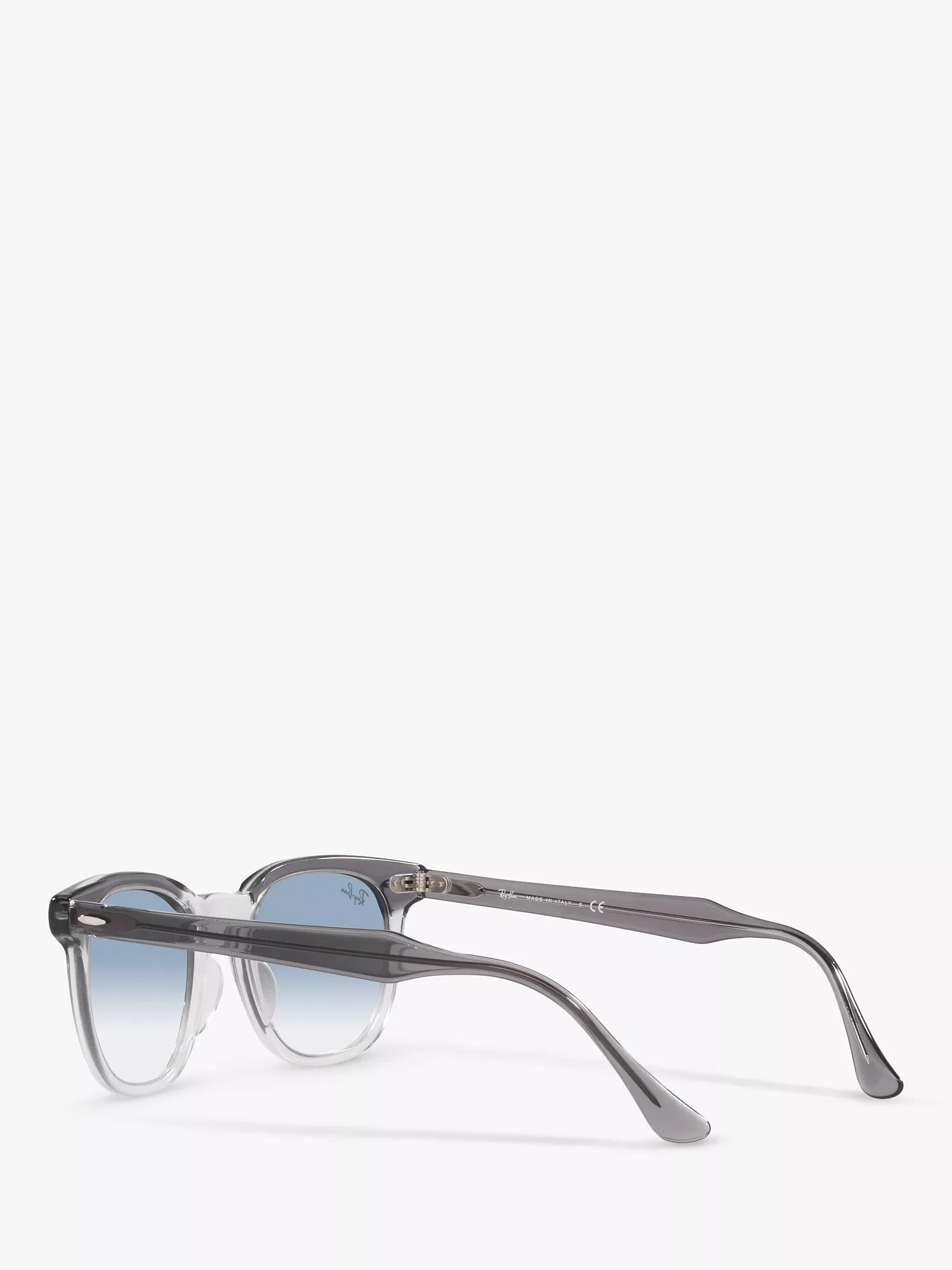 Ray-Ban Hawkeye sunglasses square frame grey blue 52mm, imported from the UK