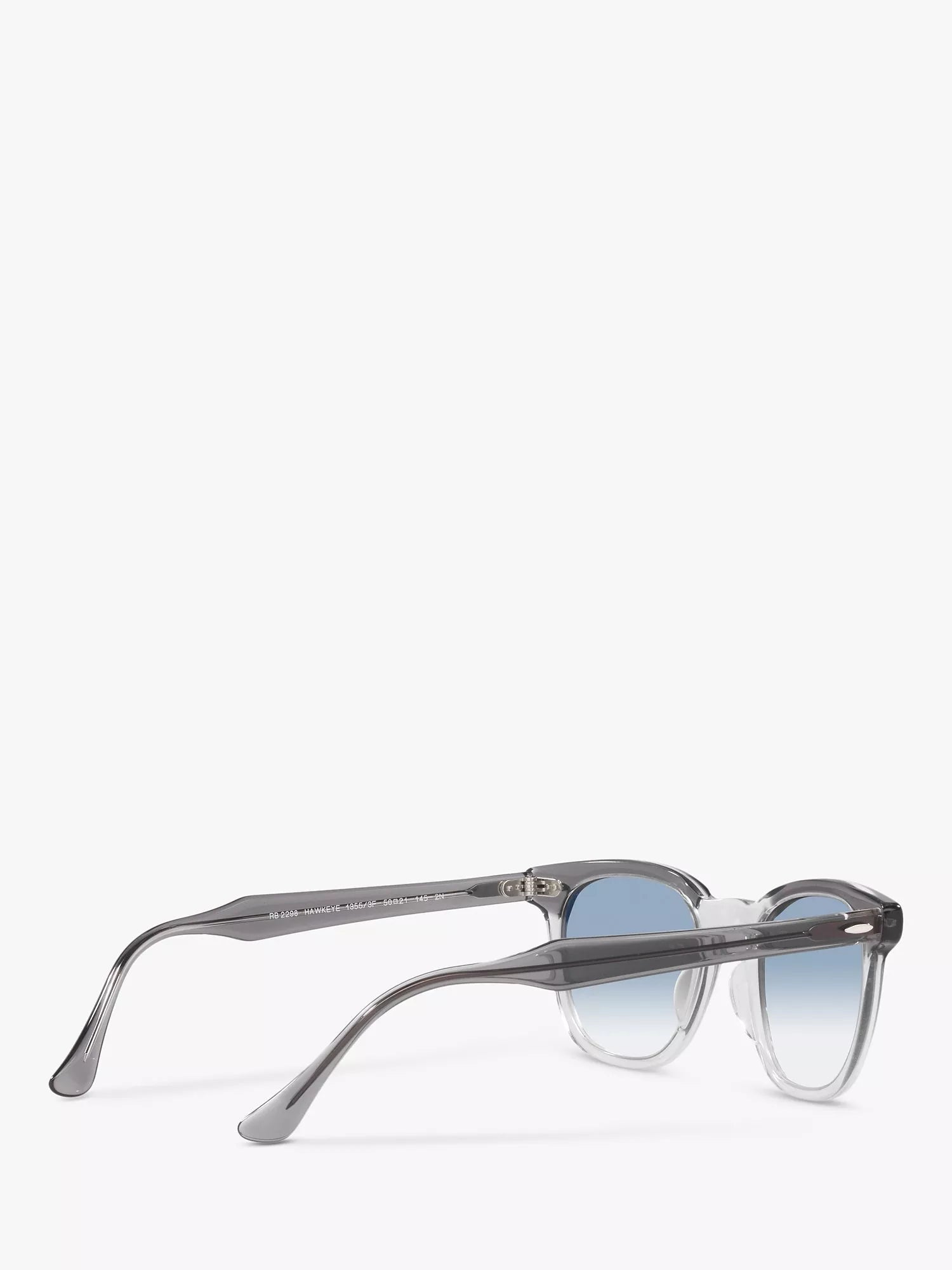 Ray-Ban Hawkeye sunglasses square frame grey blue 52mm, imported from the UK