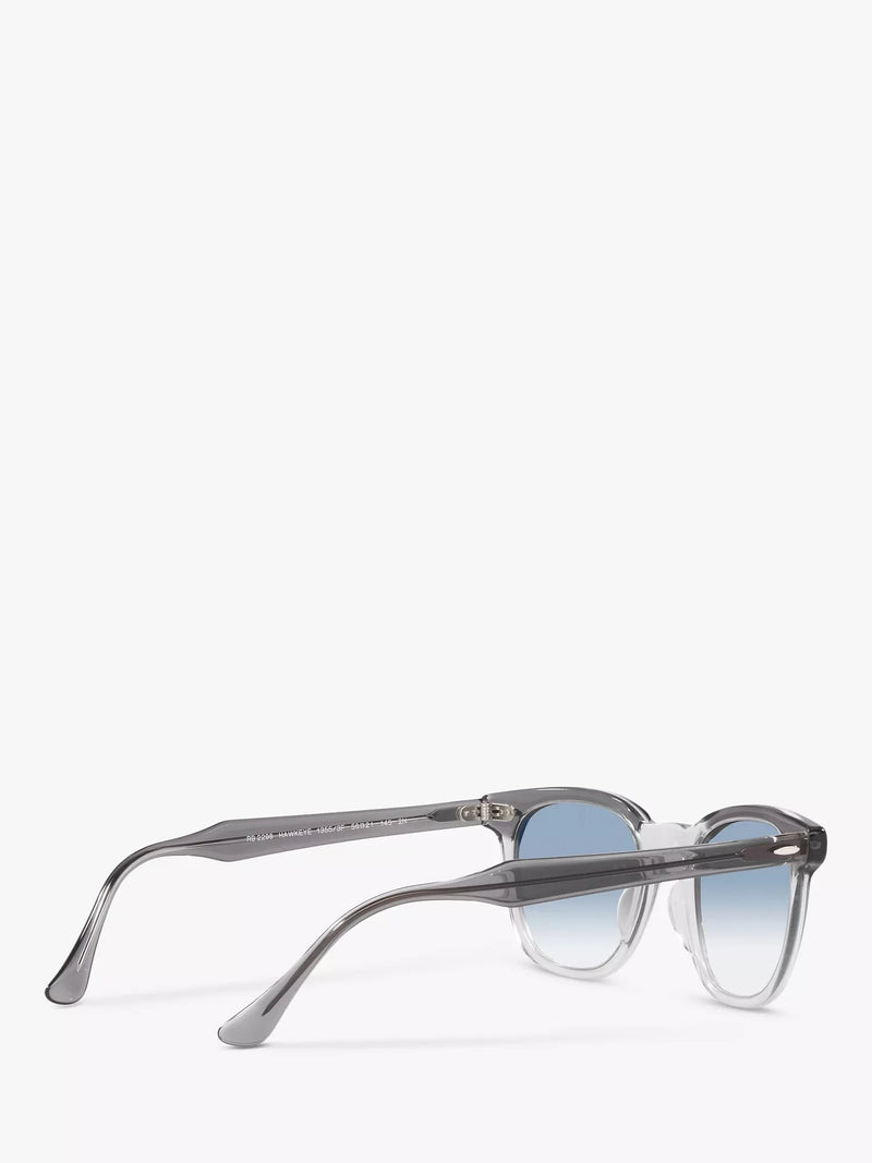 Ray-Ban Hawkeye sunglasses square frame grey blue 52mm, imported from the UK