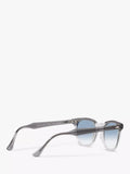 Ray-Ban Hawkeye sunglasses square frame grey blue 52mm, imported from the UK
