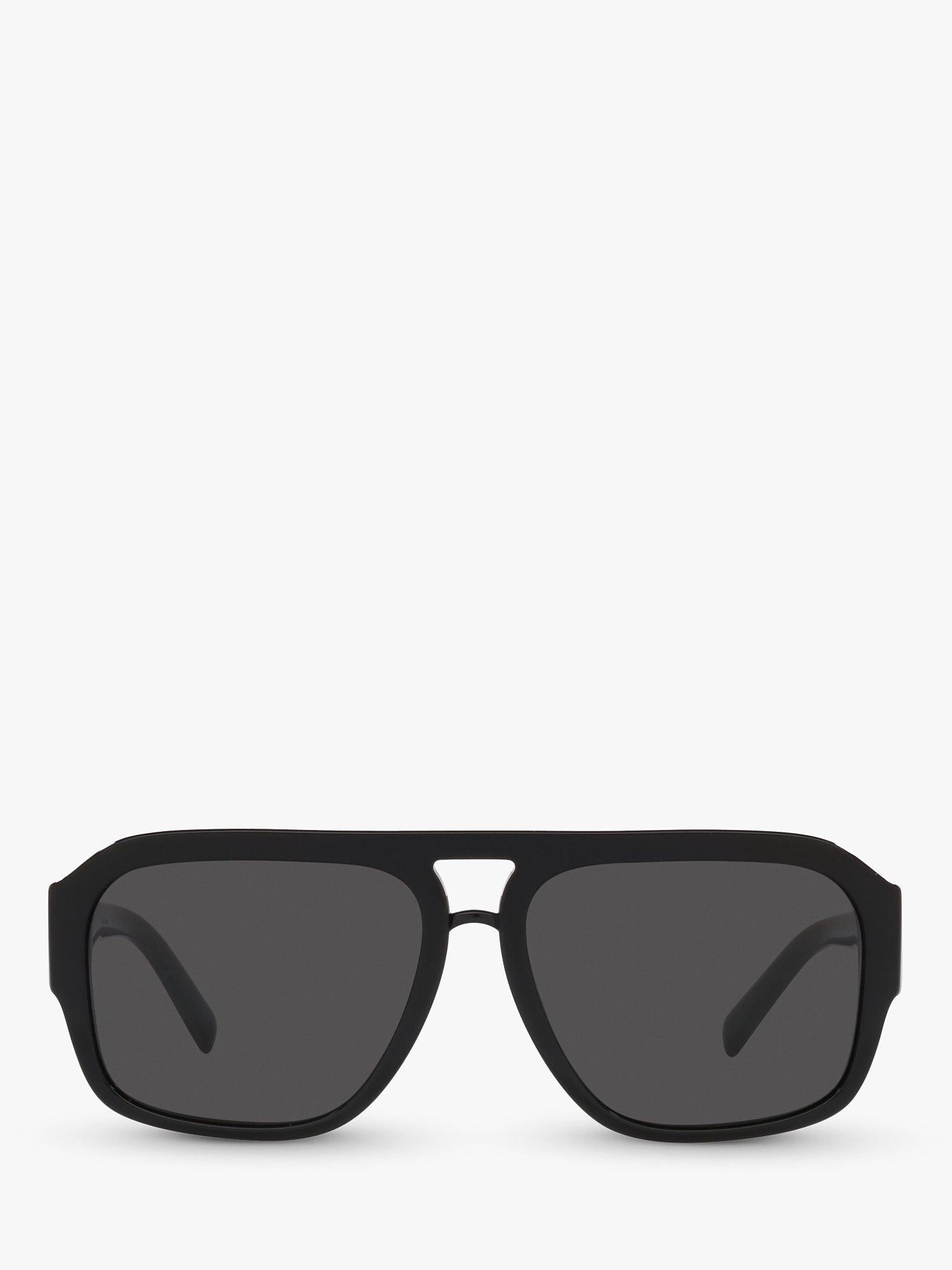 Dolce & Gabbana aviator sunglasses Black/Grey, imported from the UK