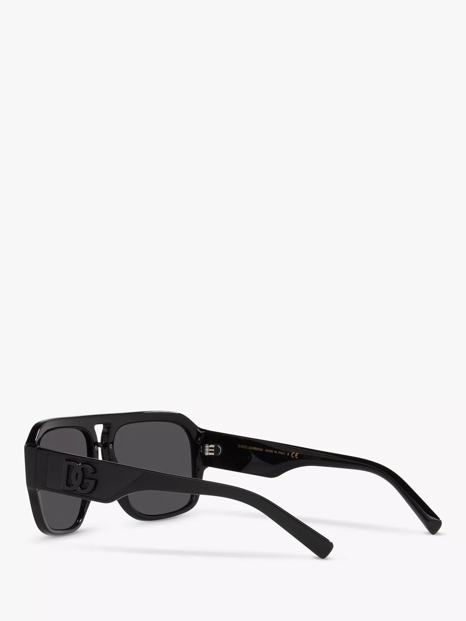 Dolce & Gabbana aviator sunglasses Black/Grey, imported from the UK