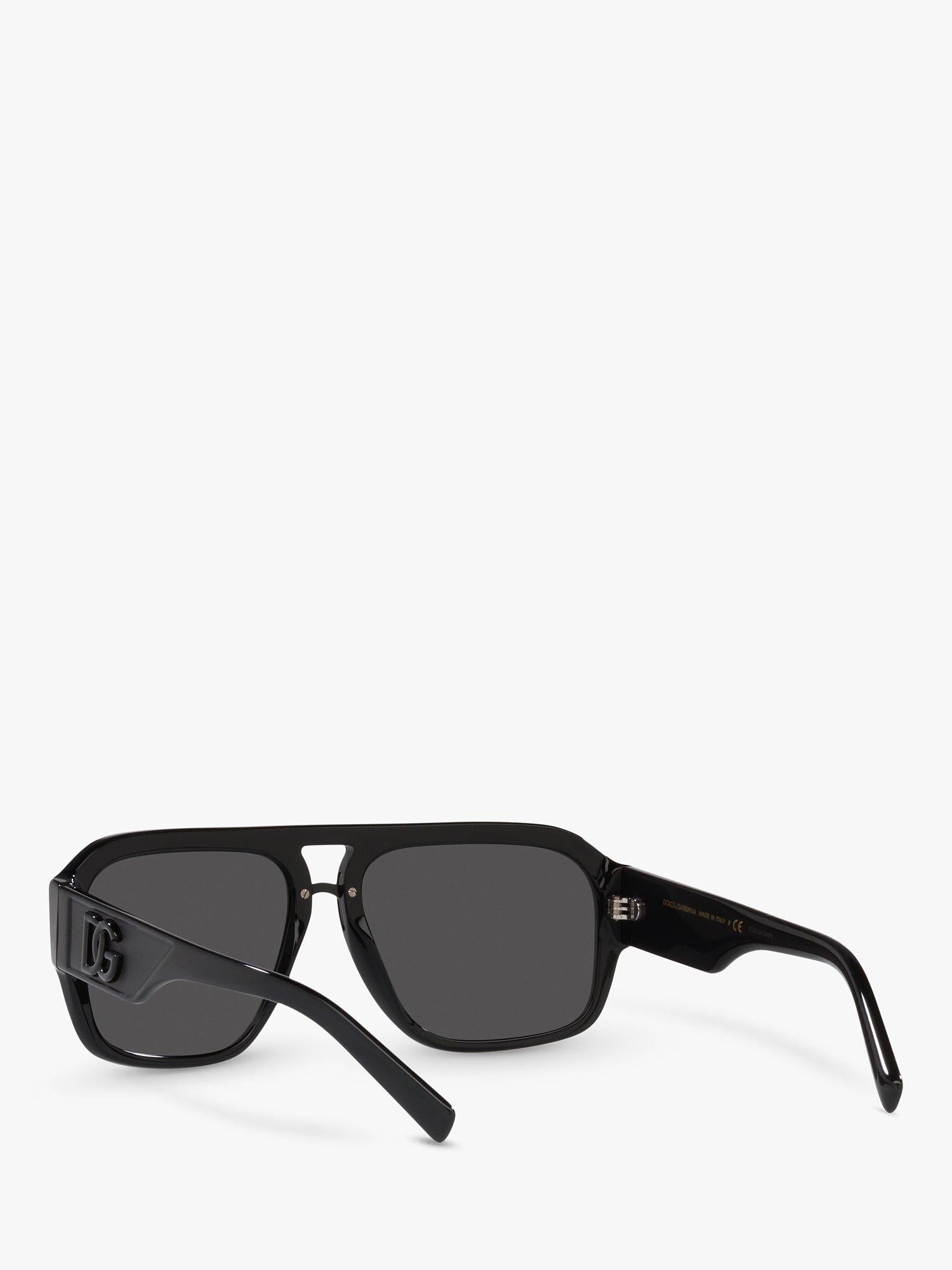 Dolce & Gabbana aviator sunglasses Black/Grey, imported from the UK