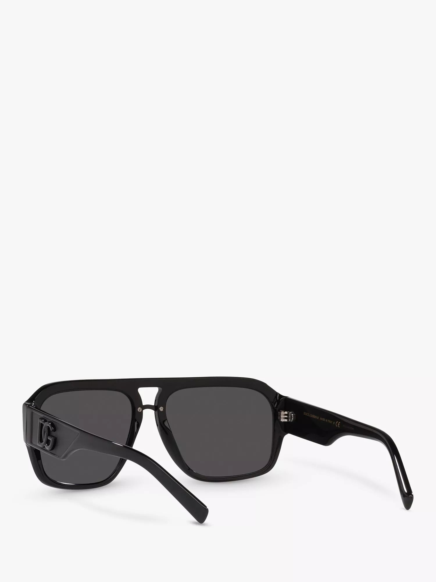 Dolce & Gabbana aviator sunglasses Black/Grey, imported from the UK