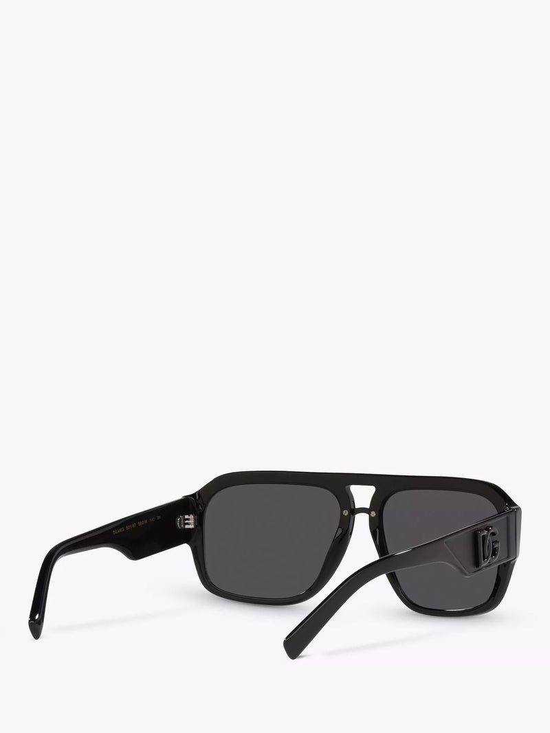 Dolce & Gabbana aviator sunglasses Black/Grey, imported from the UK