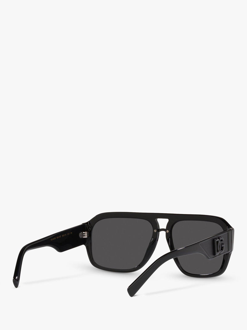 Dolce & Gabbana aviator sunglasses Black/Grey, imported from the UK