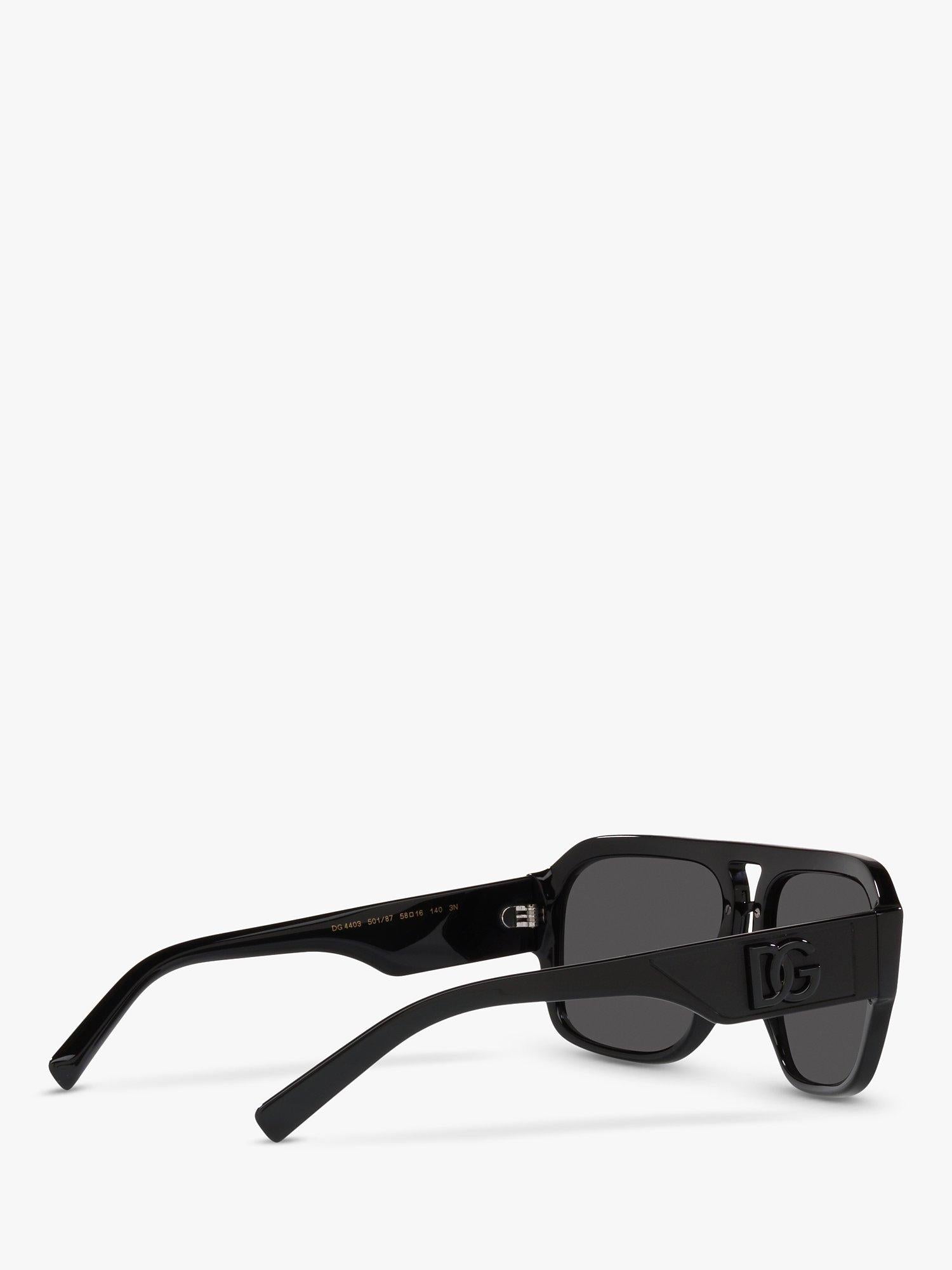 Dolce & Gabbana aviator sunglasses Black/Grey, imported from the UK
